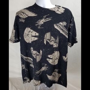 Star Wars Shirts - Star Wars Starships of Star Wars Shirt Mens 2X Star Wars Shirts - Star Wars Starships of Star Wars Shirt Mens 2X